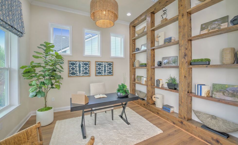 Furnished interior view inside a new home in Oakmont, Gainesville (Image 30). Furnished interior view inside a new home in Oakmont, Gainesville (Image 30).