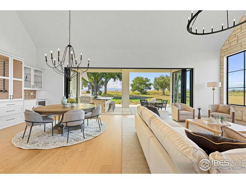 Furnished interior view inside a new home in , Longmont (Image 33).