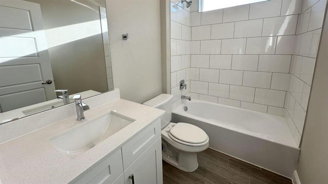 Furnished interior view inside a new home in Rock Creek Ranch, Fort Worth (Image 7).