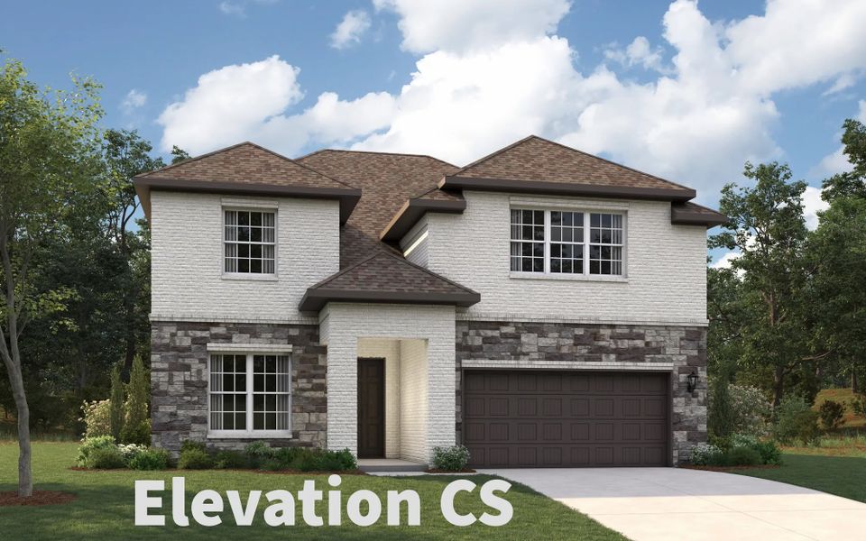 Representative exterior photo of a completed home built from the Basalt by Stonehollow Homes in Meadow Vista, Anna, TX (Image 22).