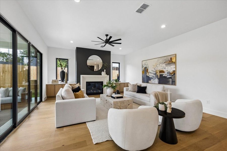Furnished interior view inside a new home in , Houston (Image 28).