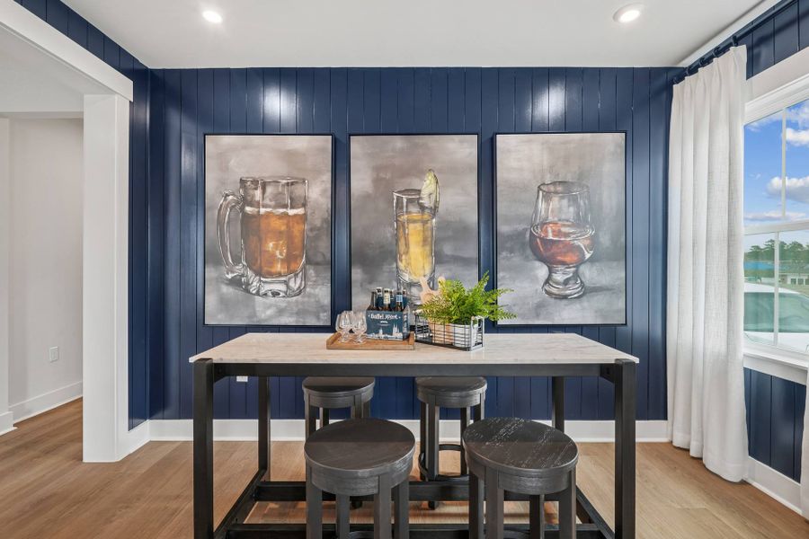 Representative furnished interior of a home built from the Ryder by Tri Pointe Homes in Mews at Holding Village, Wake Forest (Image 27).