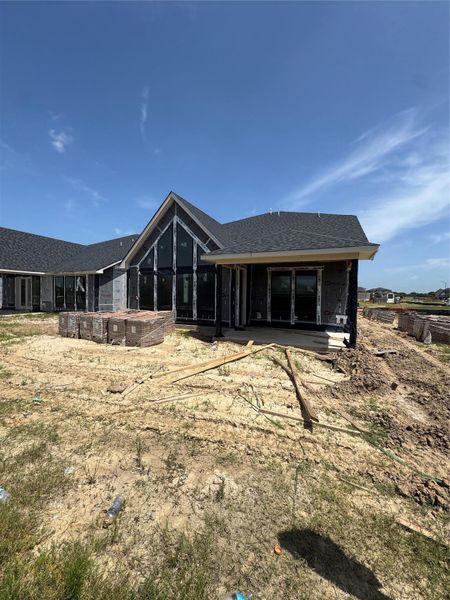 Nice size backyard with a relaxing covered patio and no rear neighbors.