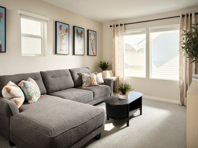 Furnished interior view inside a new home in Barefoot, Firestone (Image 11).