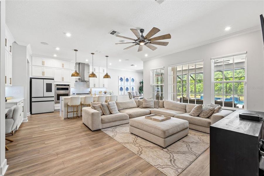 Furnished interior view inside a new home in , Kissimmee (Image 10). Furnished interior view inside a new home in , Kissimmee (Image 10).