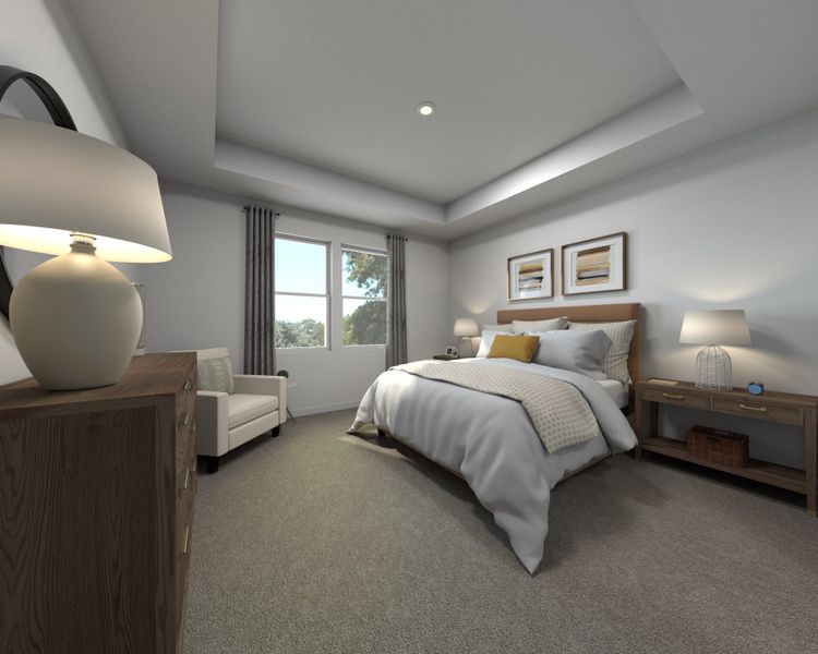 Furnished interior view inside a new home in Colbert Landings - Reserve Series, Palm Coast (Image 7).