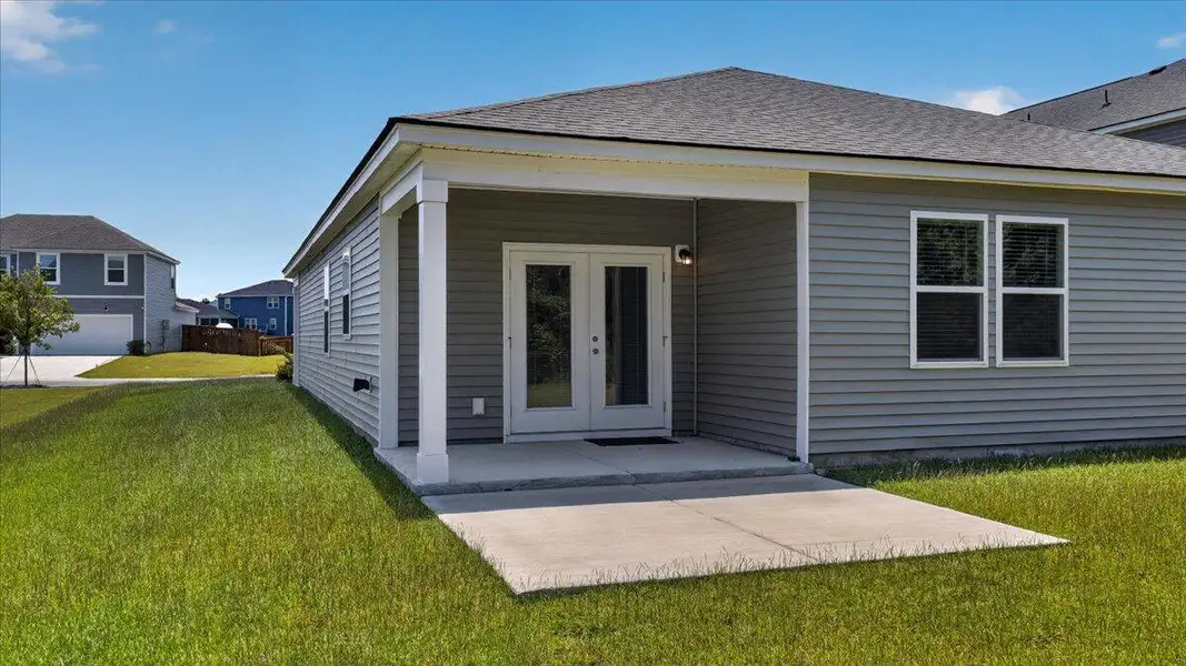 Exterior details and patio area of a home in , Summerville (Image 3).