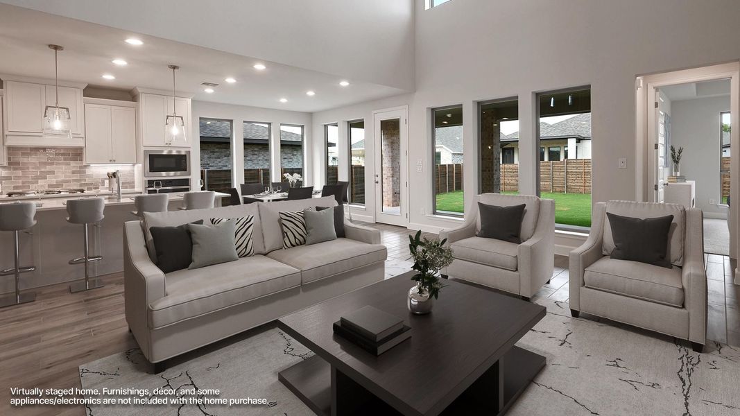 Furnished interior view inside a new home in Juniper Springs, Lockhart (Image 5).