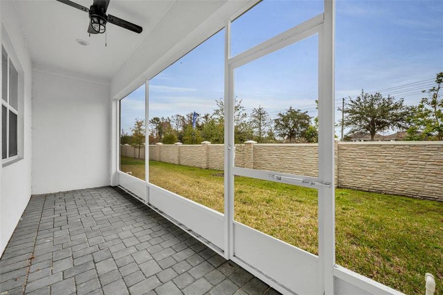 Screened in porch