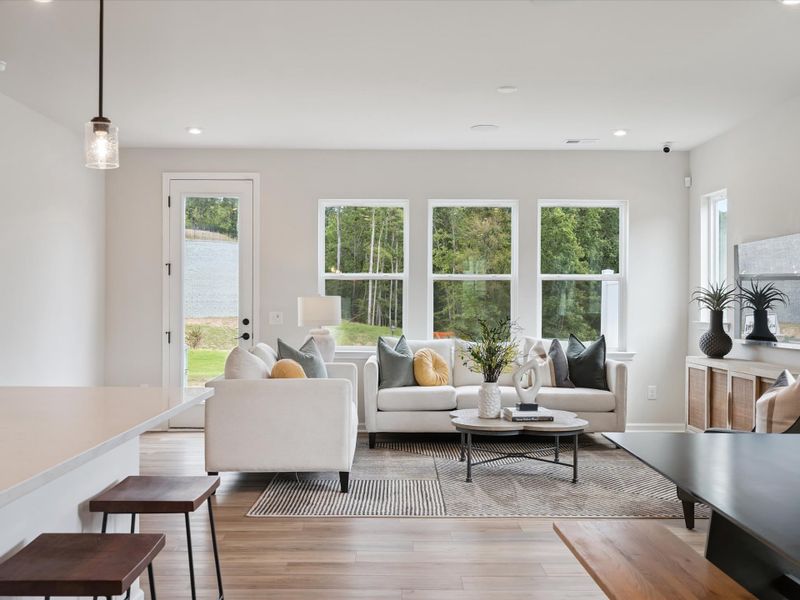 Furnished interior view inside a new home in Millstone, Cramerton (Image 9).