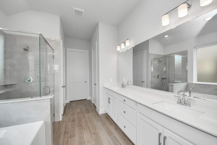 Furnished interior view inside a new home in Amira: Premier Collection, Tomball (Image 7).