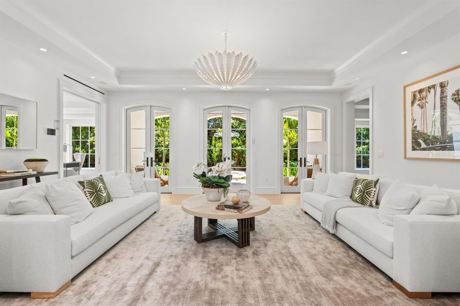 Furnished interior view inside a new home in , Palm Beach (Image 13).