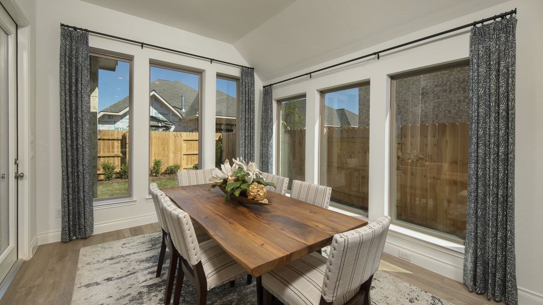 Furnished interior view inside a new home in Midline, Houston (Image 28).