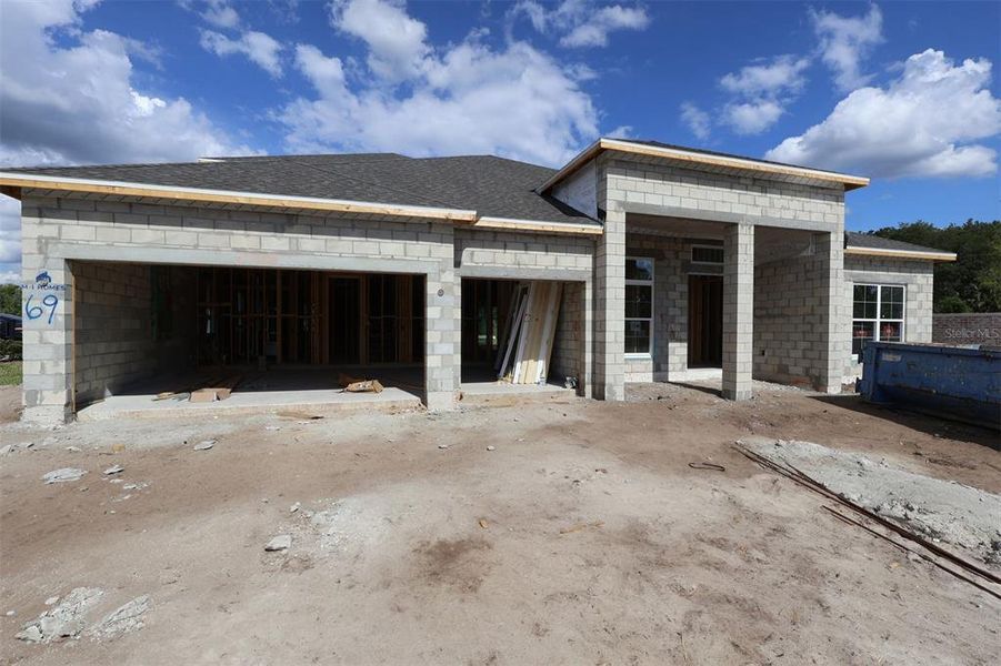 In-progress construction of a new home in Ravencliffe, Oviedo, FL (Image 8).