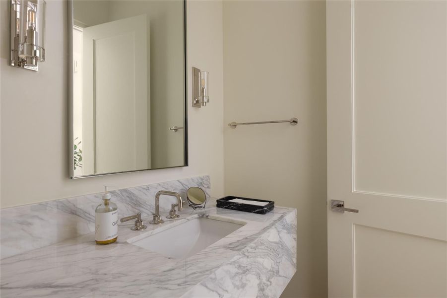 Furnished interior view inside a new home in Amarra Villas, Austin (Image 45). Furnished interior view inside a new home in Amarra Villas, Austin (Image 45).