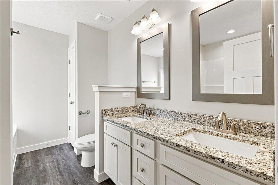 Furnished interior view inside a new home in Davis Heights, Inman (Image 11).
