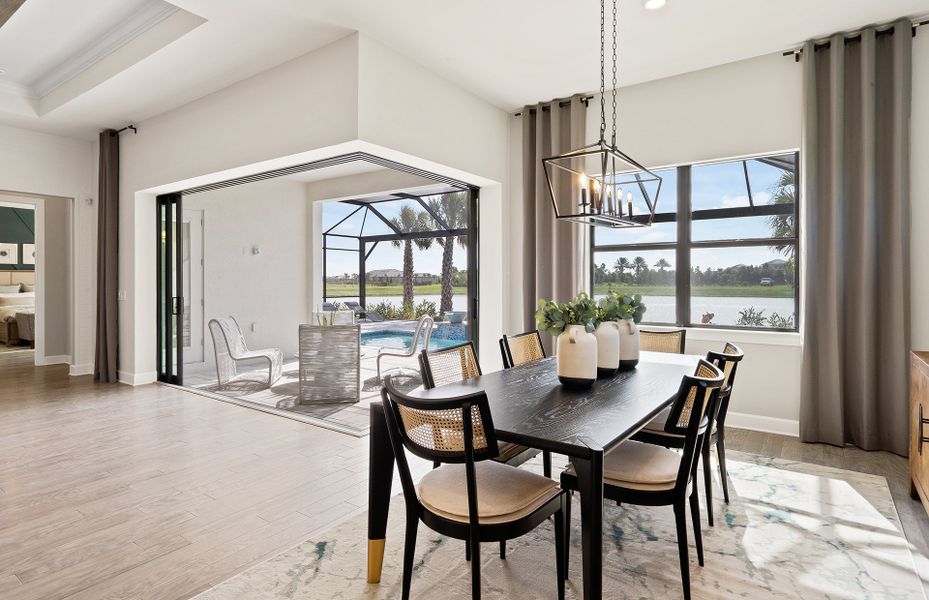 Furnished interior view inside a new home in Del Webb Naples, Immokalee (Image 9).