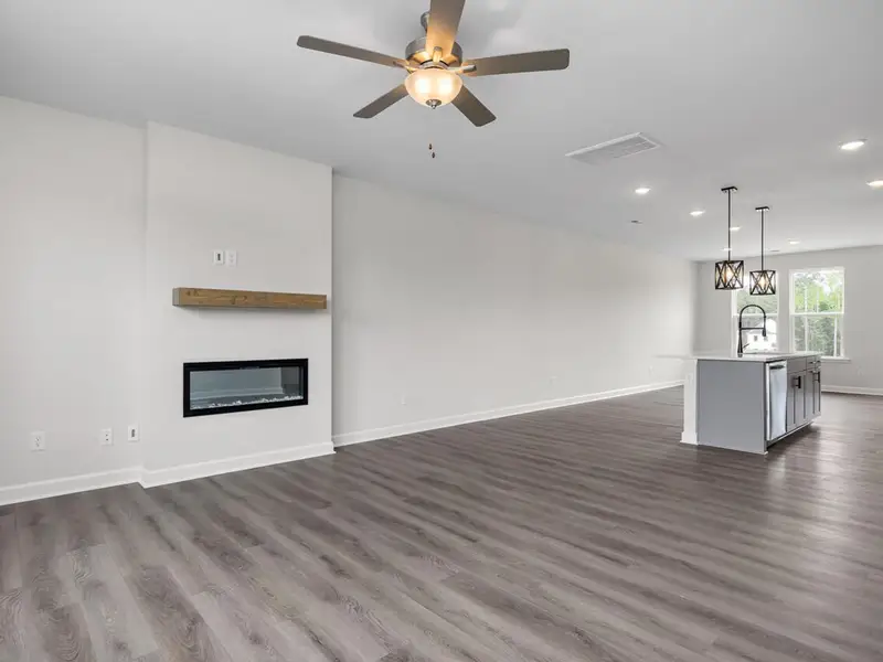Spacious, unfurnished interior of a new home in Forestville Yard Townhomes, Knightdale (Image 14).
