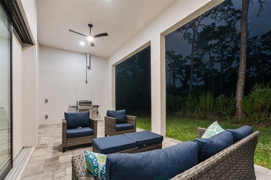 Exterior details and patio area of a home in , North Port (Image 30).