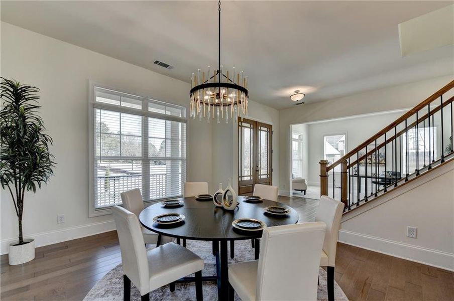 Furnished interior view inside a new home in , Cumming (Image 5).
