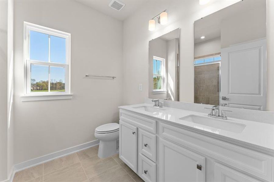 Furnished interior view inside a new home in Stowe Branch Townhomes, Charlotte (Image 3).