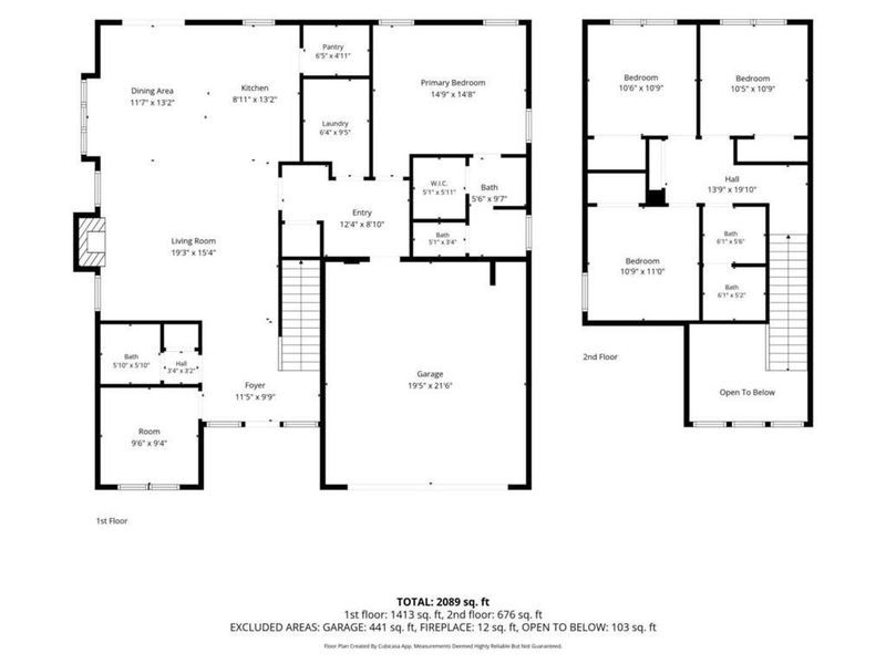 2D floor plan layout of this home in , Dallas, GA (Image 5).