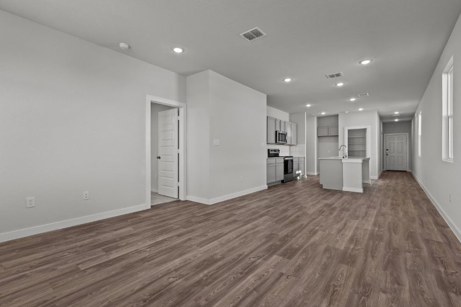 A large empty room.