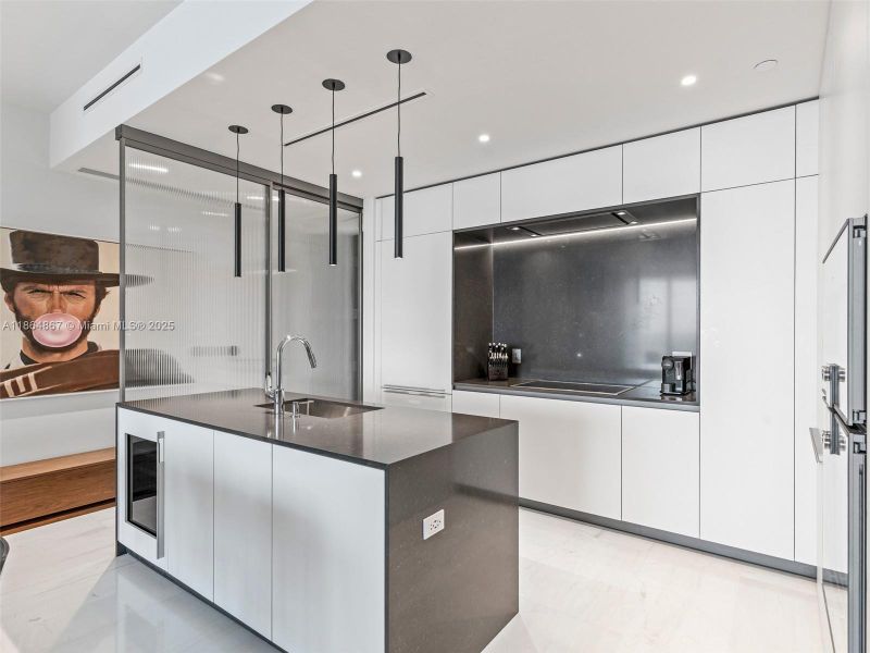 Furnished interior view inside a new home in , Miami (Image 12).