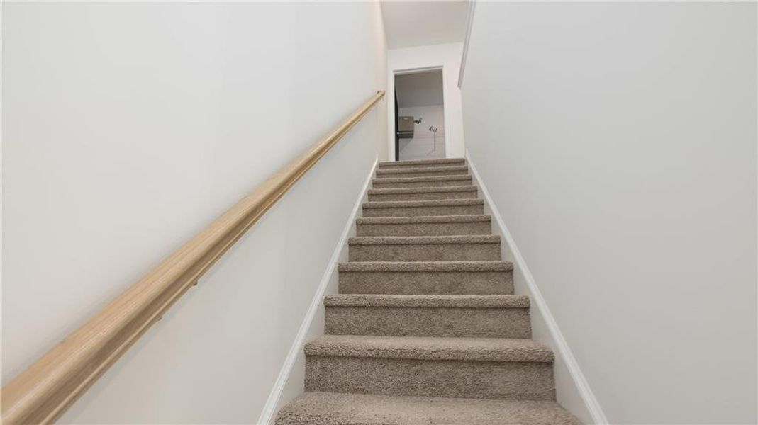 Spacious, unfurnished interior of a new home in Towns at Monroe, Atlanta (Image 17).