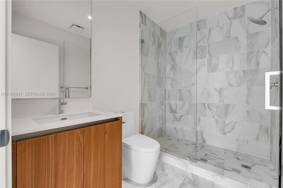 Furnished interior view inside a new home in , Miami (Image 17). Furnished interior view inside a new home in , Miami (Image 17).