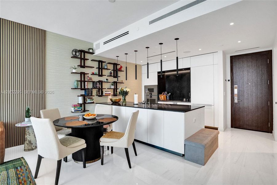 Furnished interior view inside a new home in , Miami (Image 15).