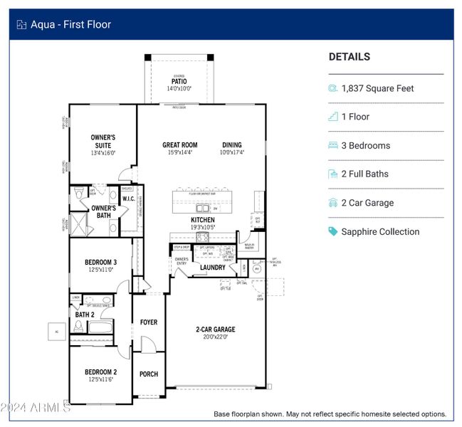 Aqua Floorplan