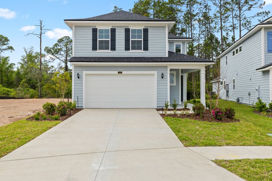 Representative exterior photo of a completed home built from the Palmetto by Riverside Homes in Mariposa at EverRange 40' Series, Jacksonville, FL (Image 35).