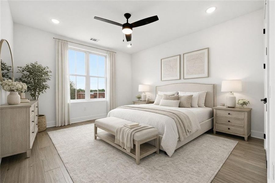 Furnished interior view inside a new home in , Alpharetta (Image 19).