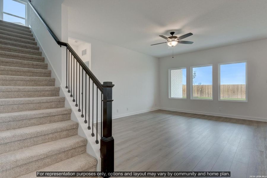 Spacious, unfurnished interior of a new home in Cordova Trails, Seguin (Image 17).