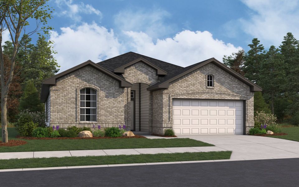 Rendering of floor plan. Colors and features may differ from shown representation.