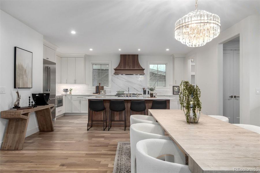 Furnished interior view inside a new home in , Denver (Image 21).