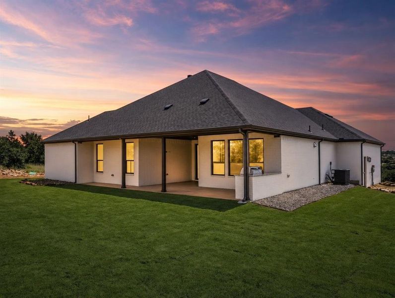 Exterior details and patio area of a home in , Graford (Image 27). Exterior details and patio area of a home in , Graford (Image 27).