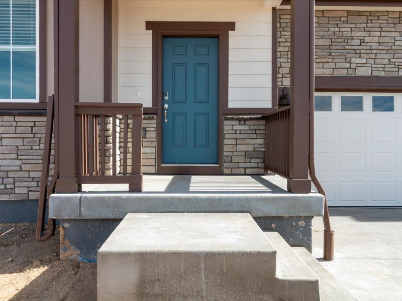 Exterior details and patio area of a home in Westgate, Greeley (Image 3).