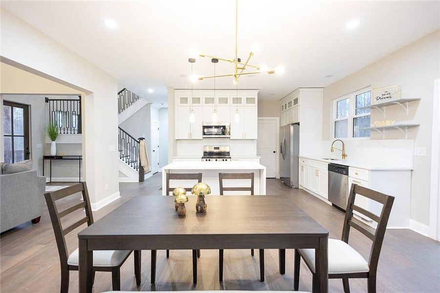 Furnished interior view inside a new home in , Douglasville (Image 36).