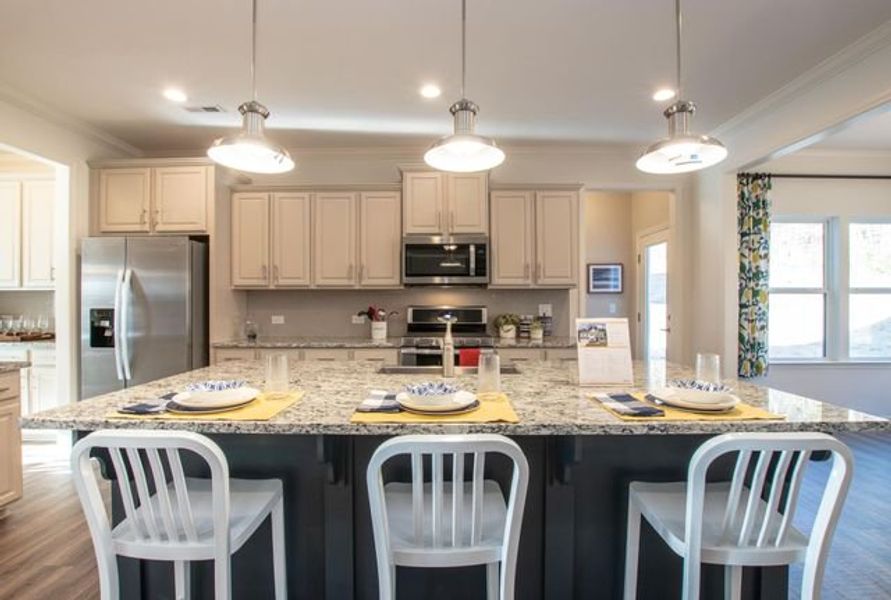 Representative furnished interior of a home built from the Bedford by True Homes in Stonebridge Fairways, Monroe (Image 8).