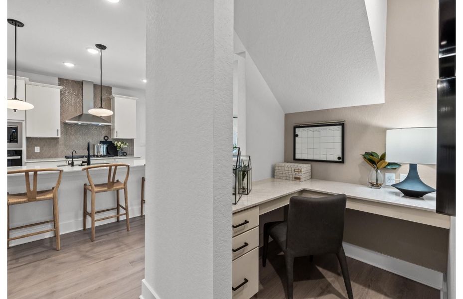 Representative furnished interior of a home built from the Puma by Pulte Homes in Nopal Valley, San Antonio (Image 16). Representative furnished interior of a home built from the Puma by Pulte Homes in Nopal Valley, San Antonio (Image 16).