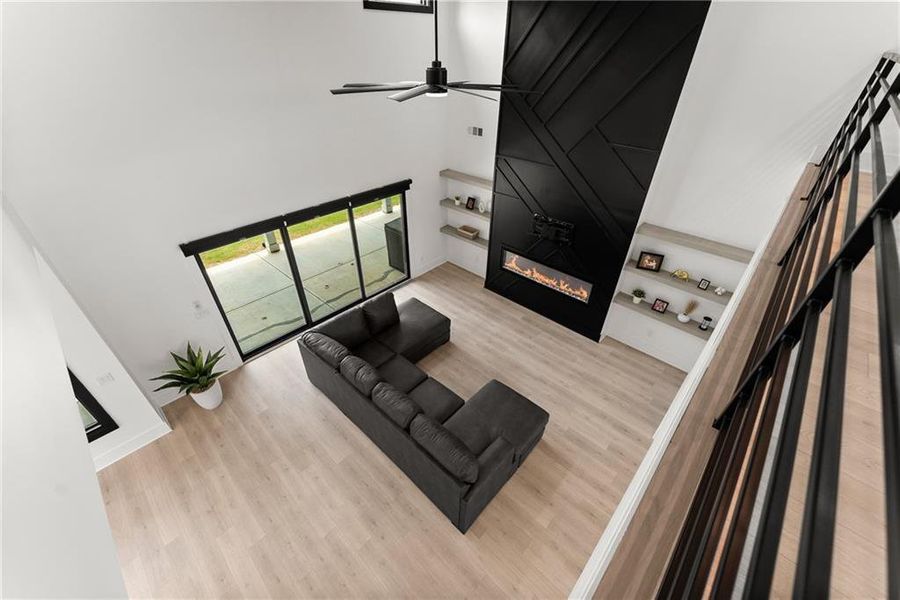 Furnished interior view inside a new home in , Hartwell (Image 63).