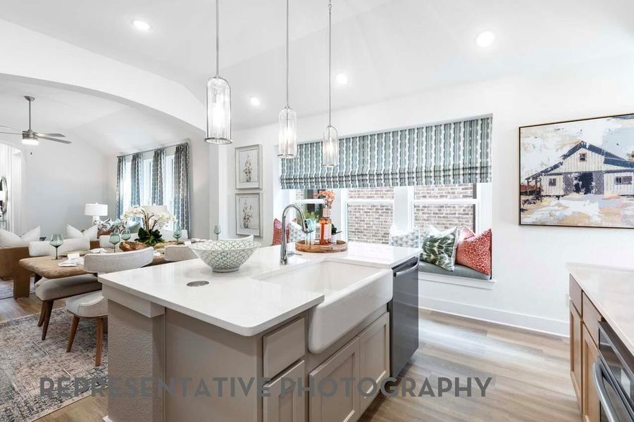 Furnished interior view inside a new home in Kresston, Montgomery (Image 11).