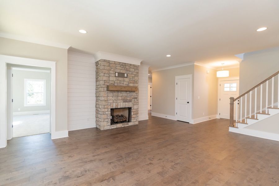 Spacious, unfurnished interior of a new home in Creekside, Cleveland (Image 26). Spacious, unfurnished interior of a new home in Creekside, Cleveland (Image 26).