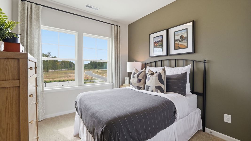 Furnished interior view inside a new home in Fallbrook Townhomes, Indian Trail (Image 17). Furnished interior view inside a new home in Fallbrook Townhomes, Indian Trail (Image 17).