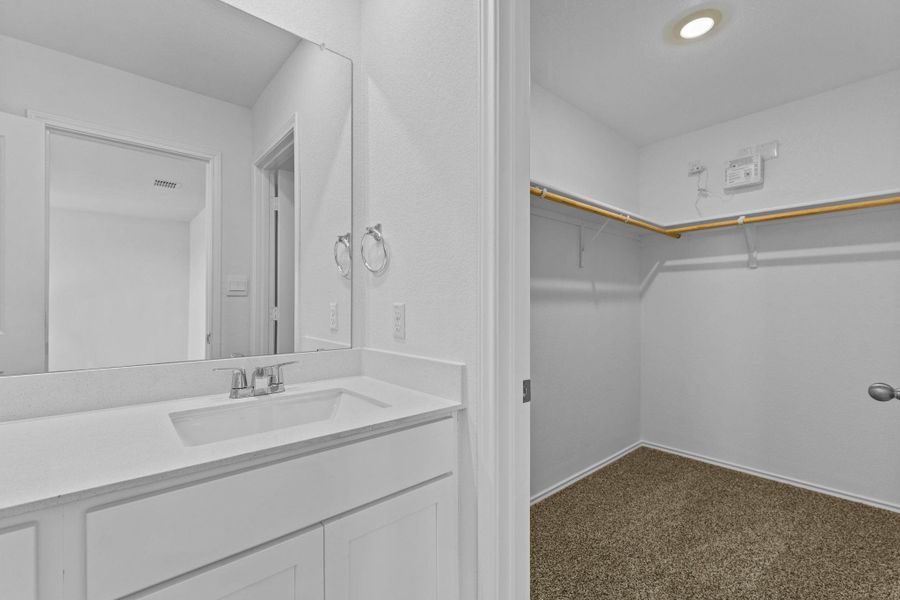 Furnished interior view inside a new home in Valverde, Bastrop (Image 7).