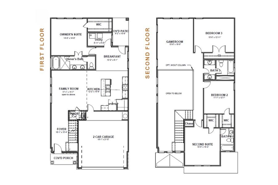 2D floor plan layout of this home in Turnbo Ranch, Killeen, TX (Image 2). 2D floor plan layout of this home in Turnbo Ranch, Killeen, TX (Image 2).