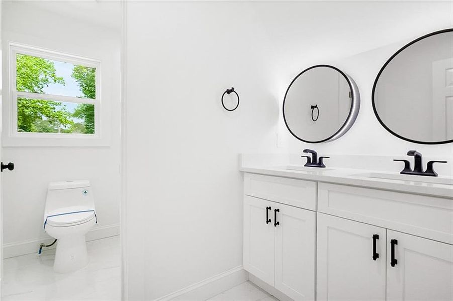 Furnished interior view inside a new home in , Atlanta (Image 3). Furnished interior view inside a new home in , Atlanta (Image 3).