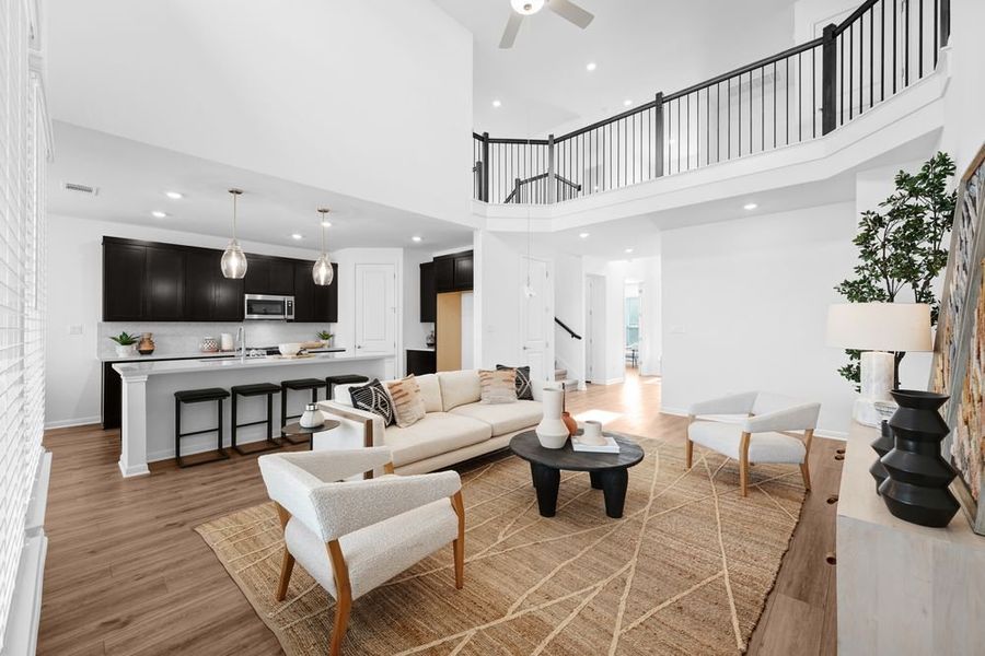 Furnished interior view inside a new home in Nolina, Georgetown (Image 7).
